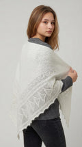 Orenburg goat down shawl (Original), color ecru