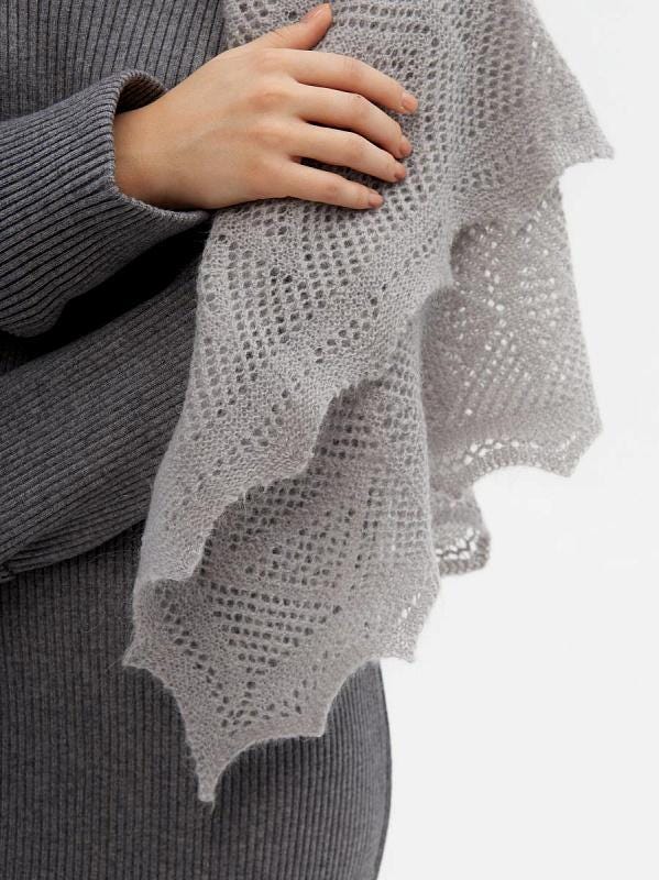 Authentic Orenburg Downy Shawl(100x100 different)