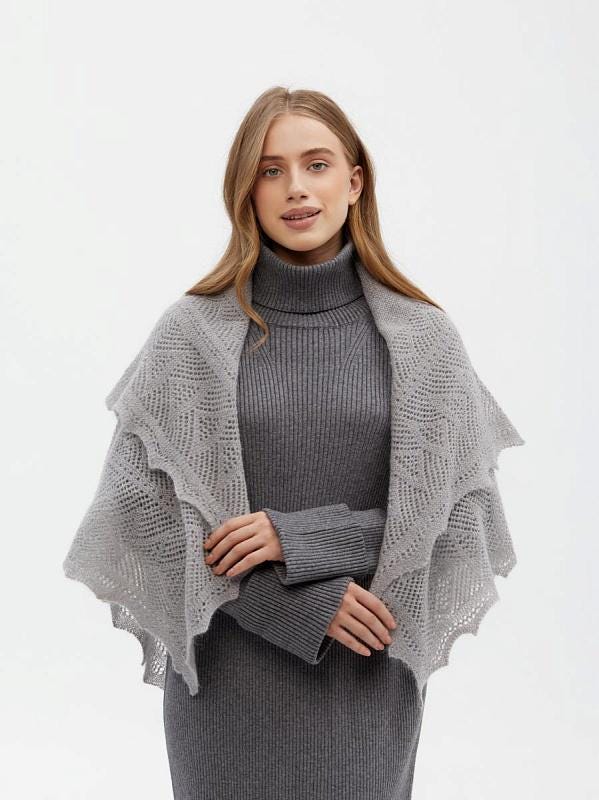 Authentic Orenburg Downy Shawl(100x100 different)