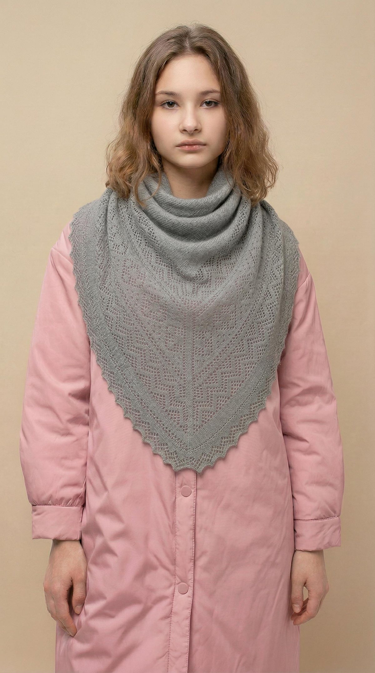 Authentic Orenburg Downy Shawl(warm 100x100 different)