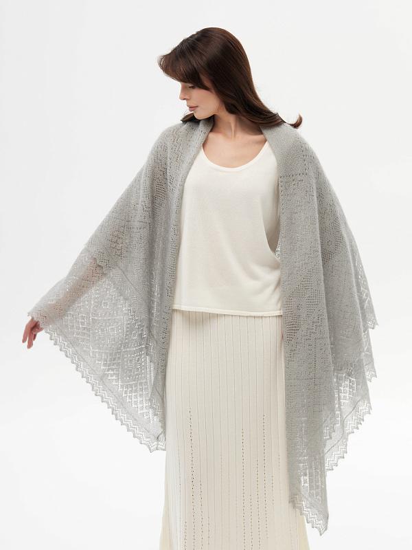 Authentic Orenburg Downy Shawl(130x130)