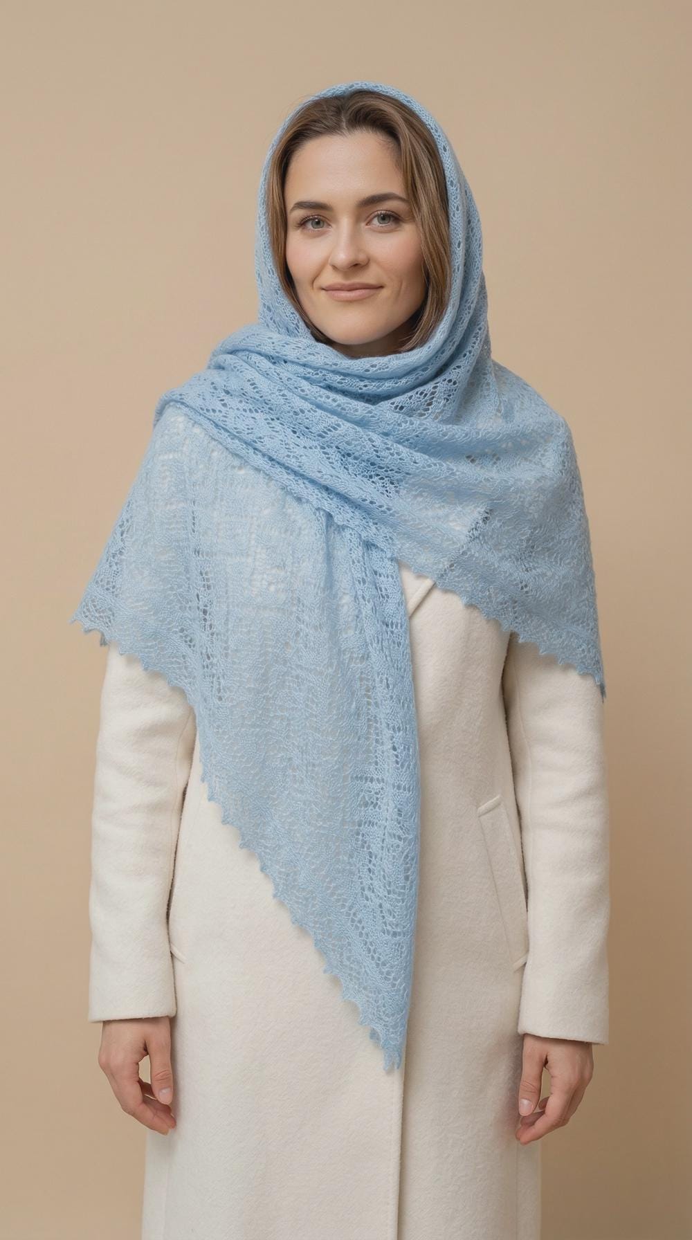Authentic Orenburg Downy Shawl(120x120)