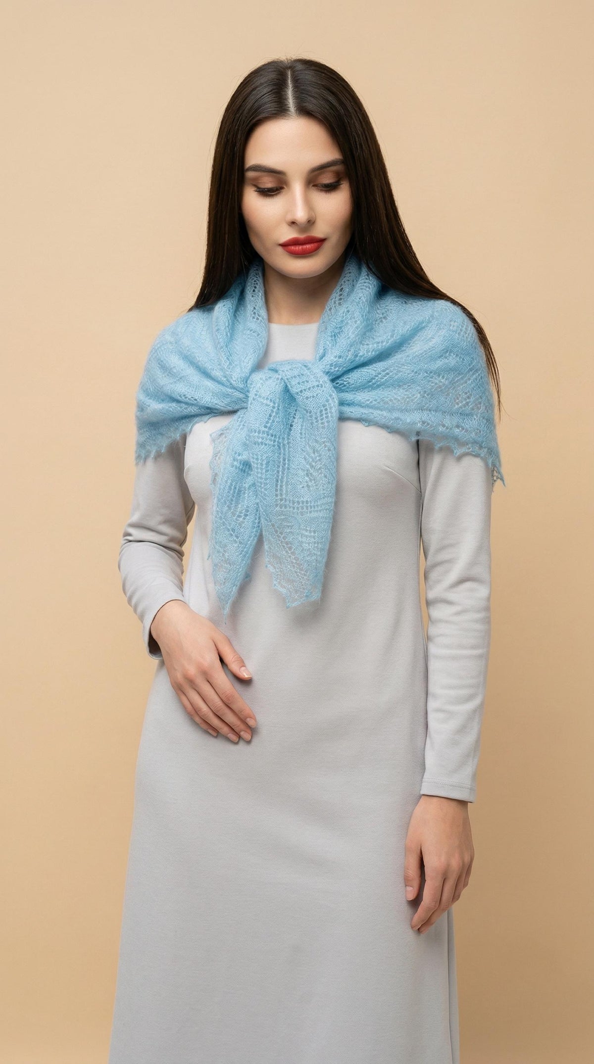 Authentic Orenburg Lace Shawl(100x100 diferent)