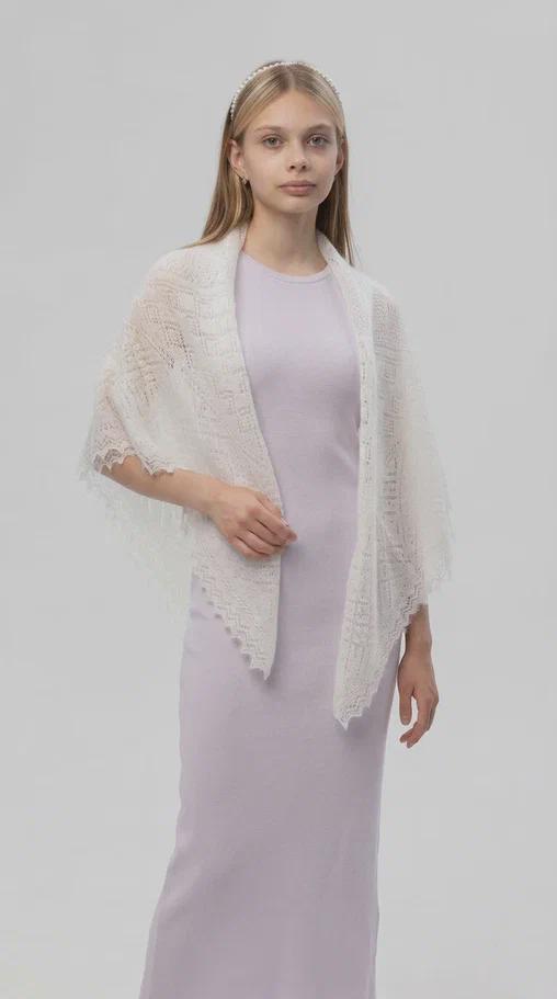 Authentic Orenburg Lace Shawl(110x110)