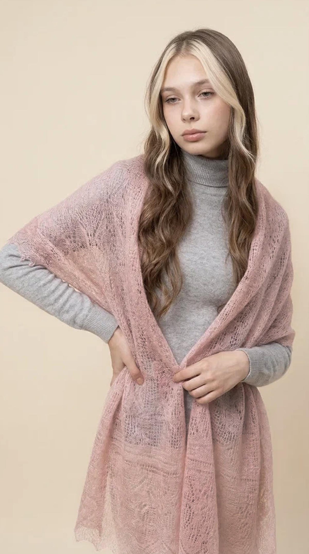 Authentic Orenburg Lace Shawl(120x120)