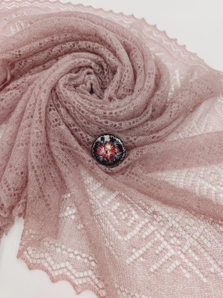 Authentic Orenburg Lace Shawl(120x120)