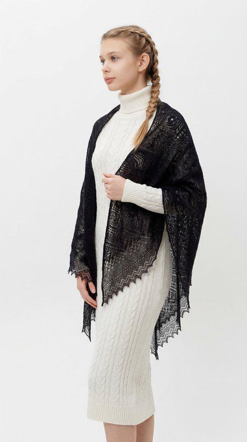 Authentic Orenburg Lace Shawl(130x130)