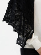 Orenburg Warm Down Shawl, Onyx