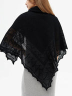 Orenburg Warm Down Shawl, Onyx