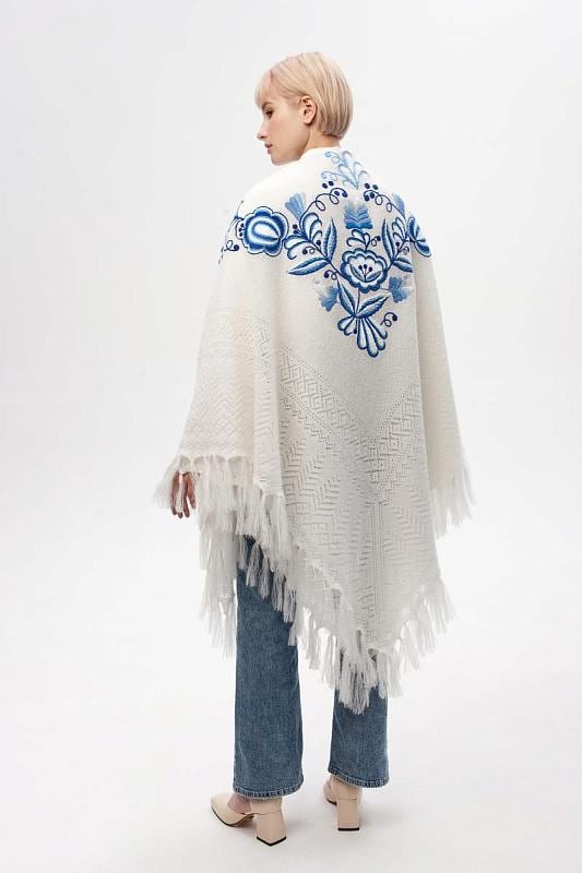 Orenburg Down Shawl with Embroidery