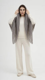 Authentic Orenburg Downy Shawl(130x130)