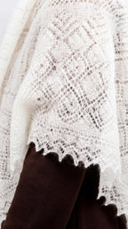 Authentic Orenburg Lace Shawl(100X100 ONE)