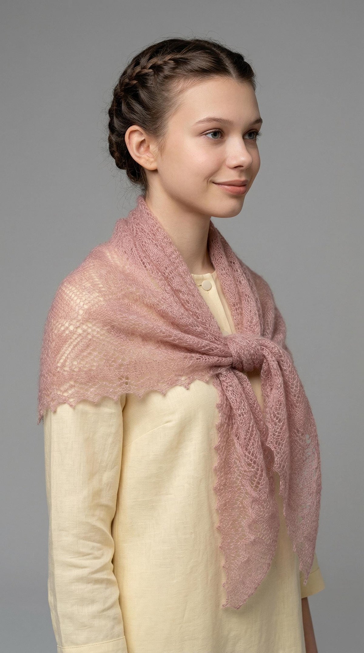 Authentic Orenburg Lace Shawl(100x100 diferent)