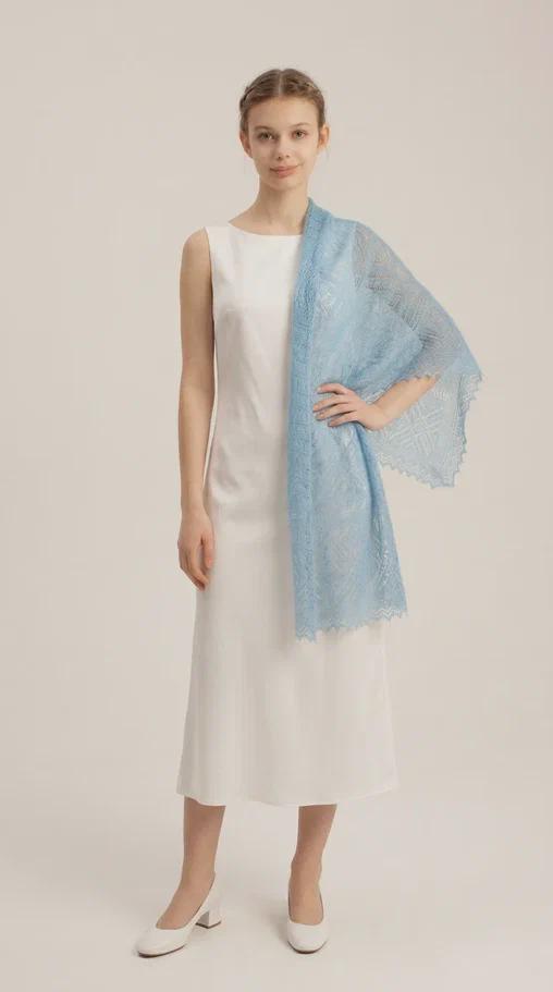 Authentic Orenburg Lace Shawl(120x120)