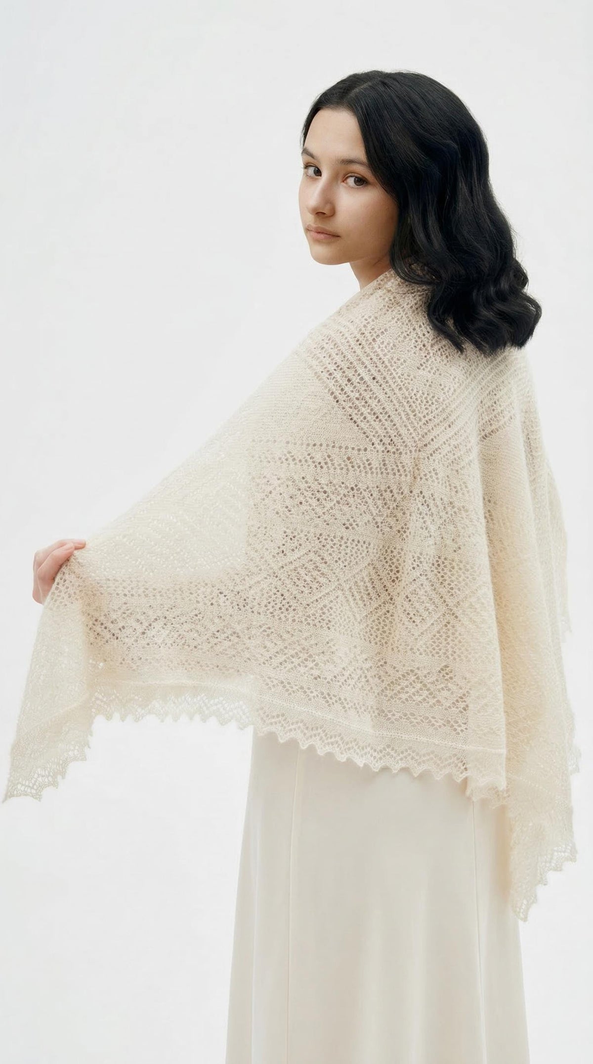 Authentic Orenburg Lace Shawl(110x110)
