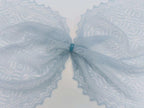 Orenburg Lace Down Stole, Sky Blue