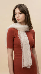 Orenburg Gossamer Lace Scarf(120x40 different)