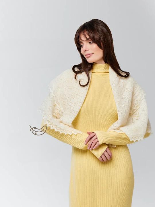 Authentic Orenburg Lace Shawl(80x80)