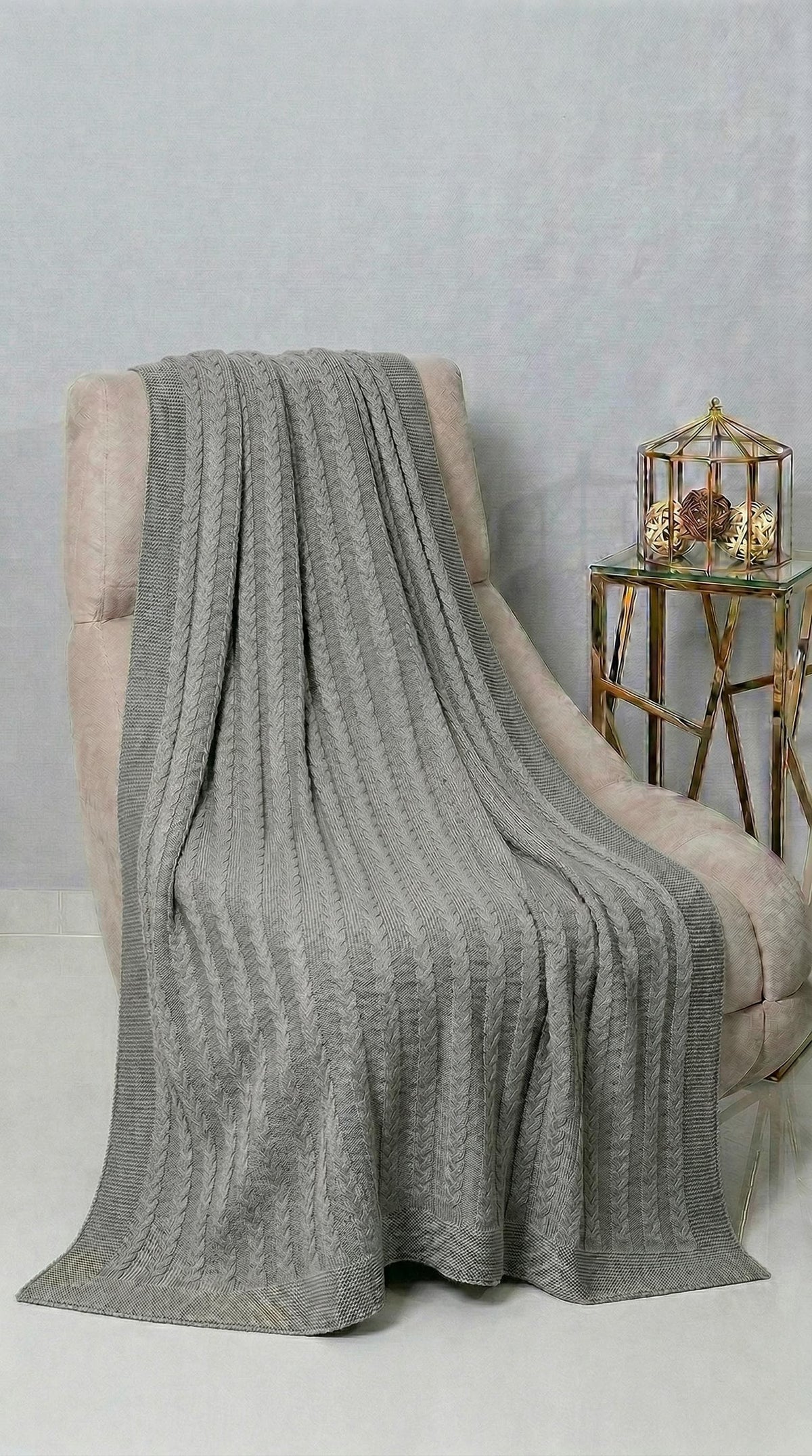 Authentic Orenburg Wool Throw Blanket