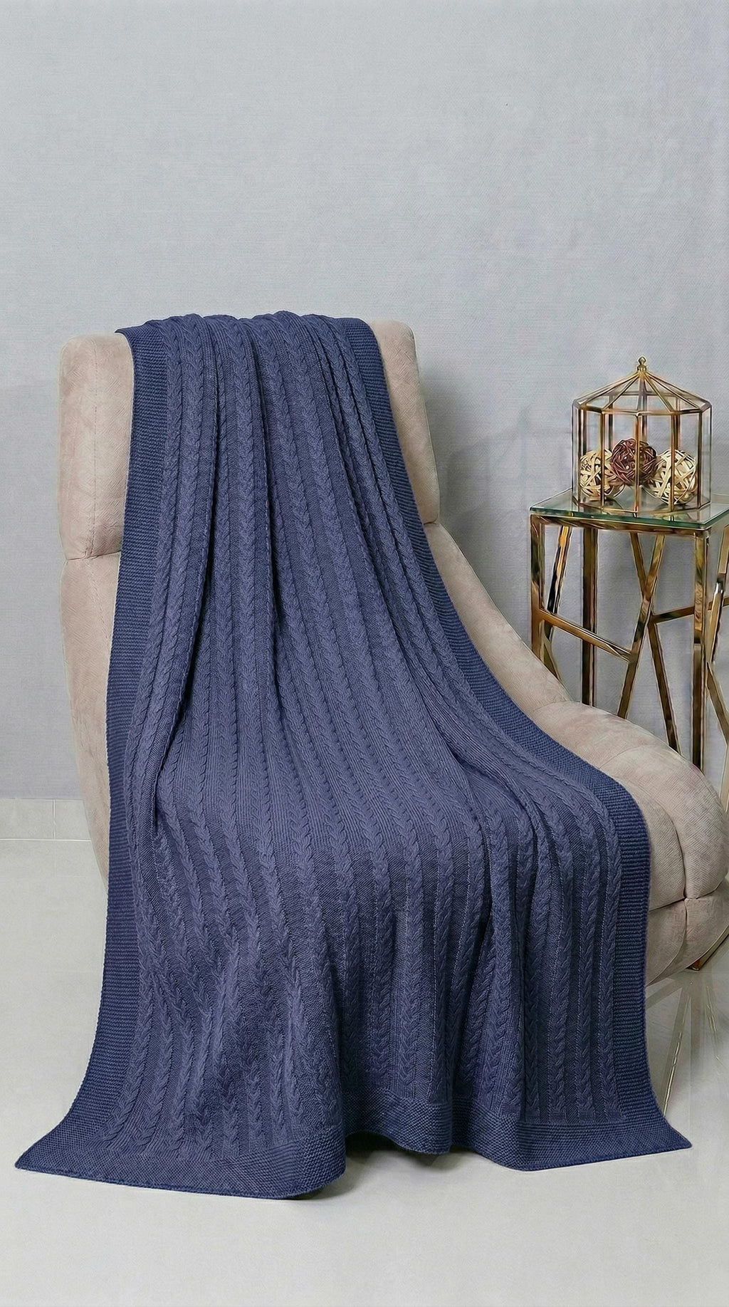 Authentic Orenburg Wool Throw Blanket