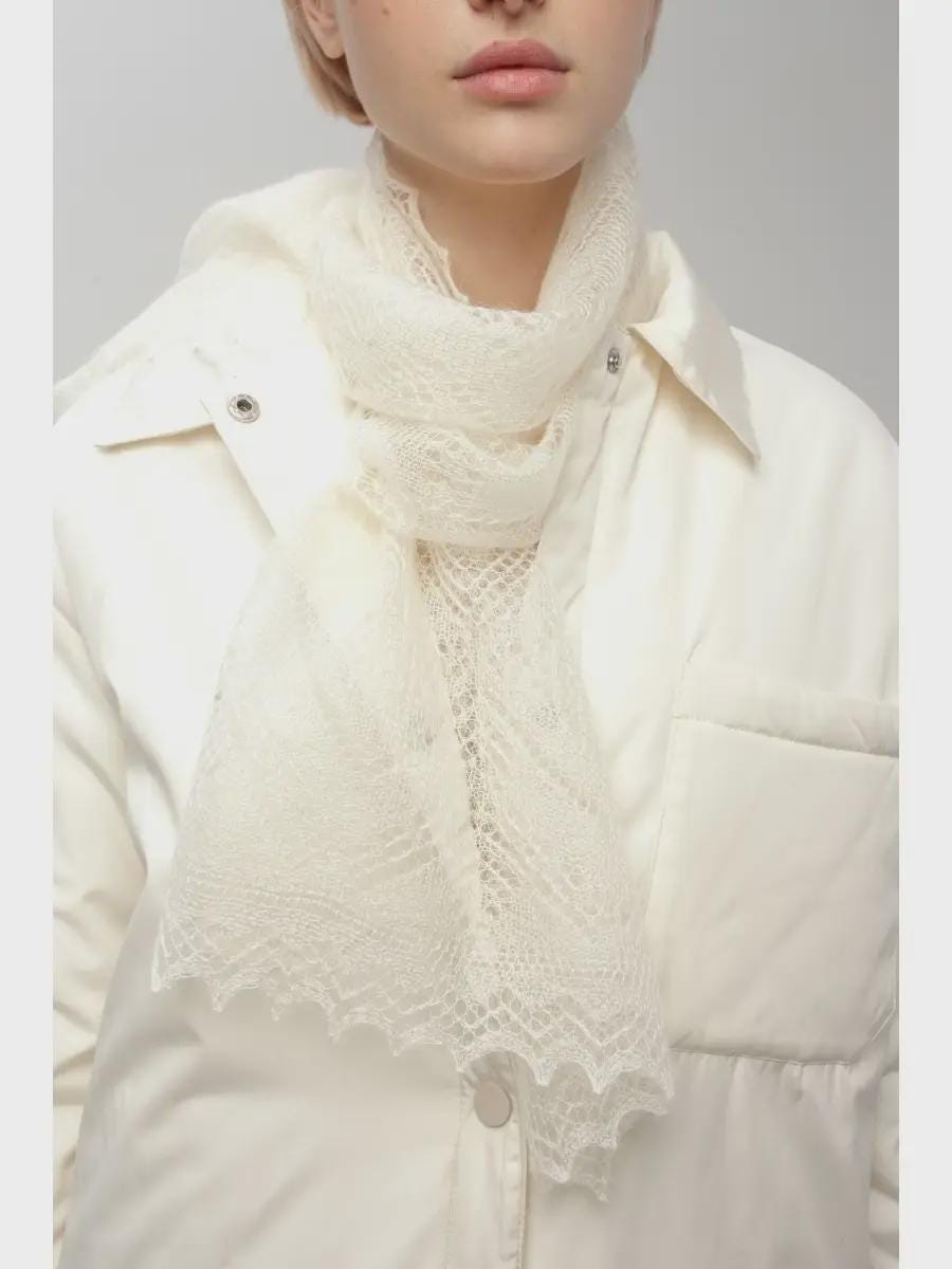 Orenburg Gossamer Lace Scarf(120x40 different)