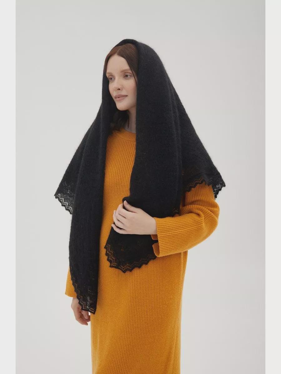 Authentic Orenburg Down Shawl(125x125)