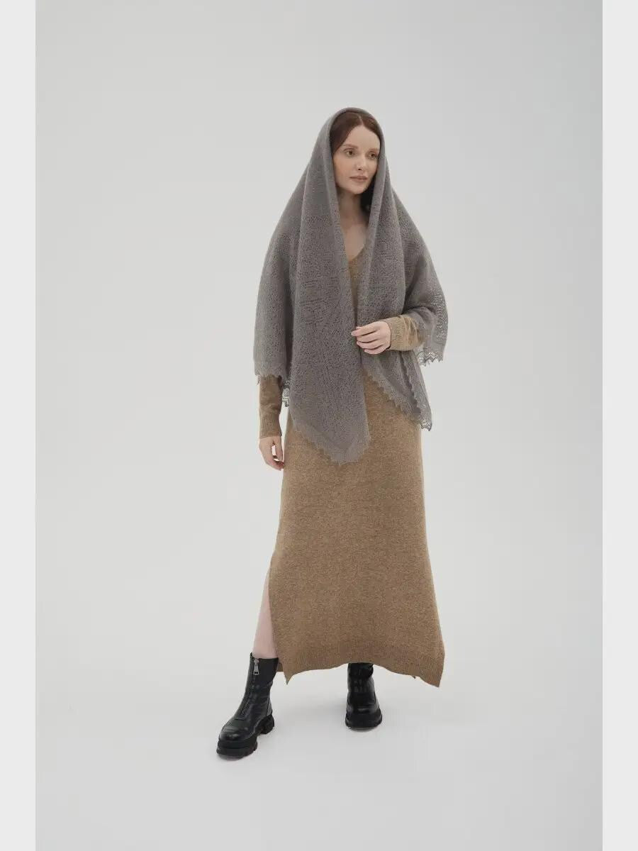 Authentic Orenburg Downy Shawl(130x130)