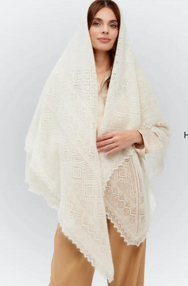 Authentic Orenburg Downy Shawl(150x150 different)