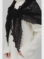 Orenburg Warm Down Shawl, Onyx