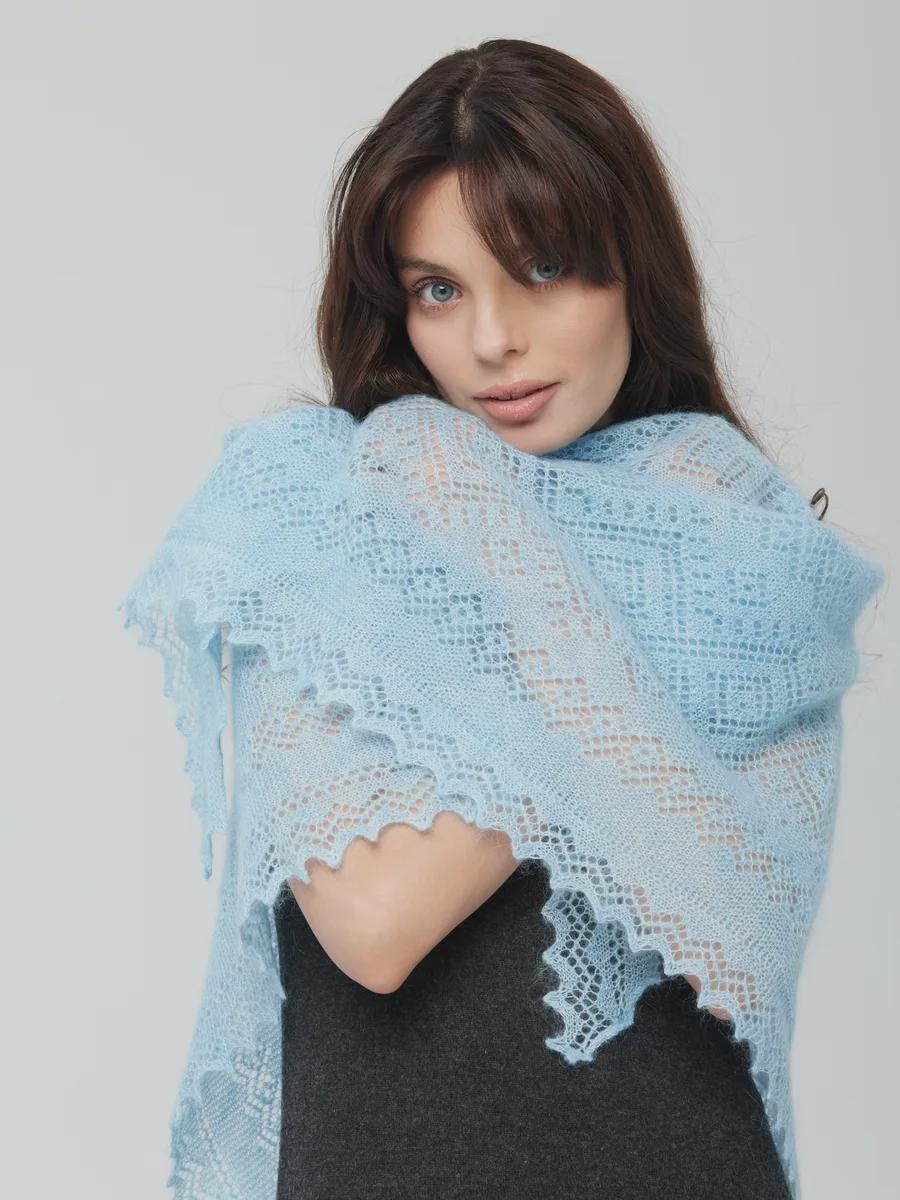 Authentic Orenburg Downy Shawl(100x100 different)
