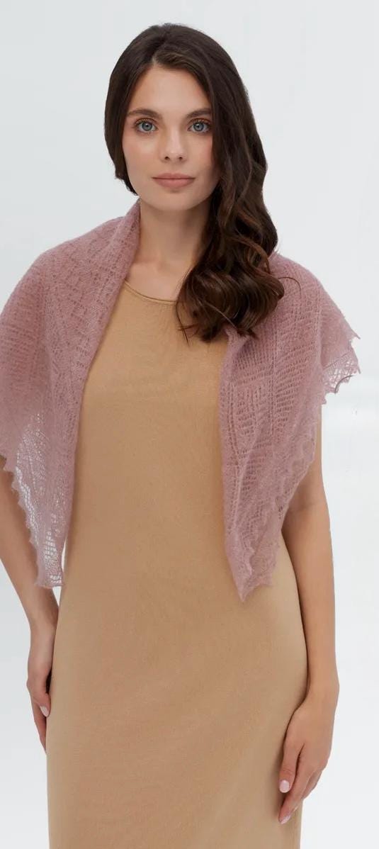 Authentic Orenburg Lace Shawl(80x80)