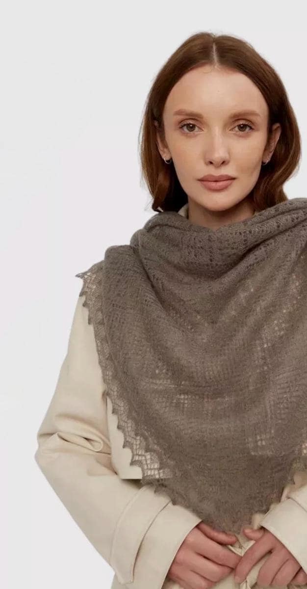 Authentic Orenburg Lace Shawl(80x80)